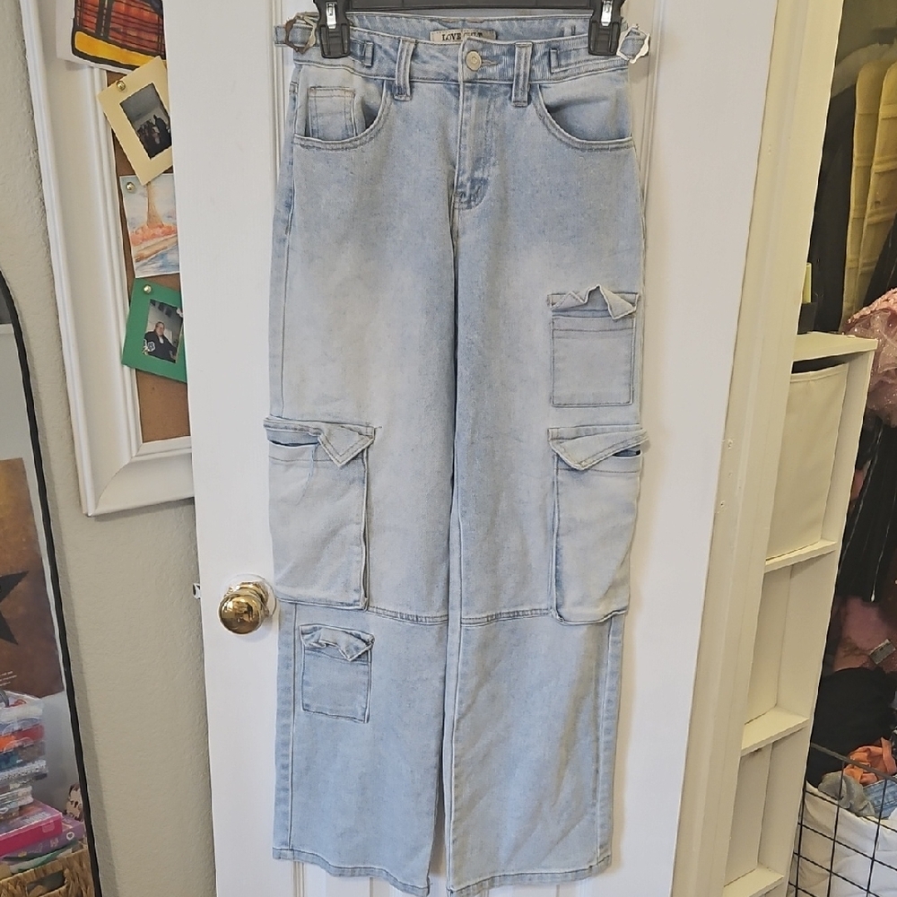 Love Cult Light Blue Baggy Jeans
